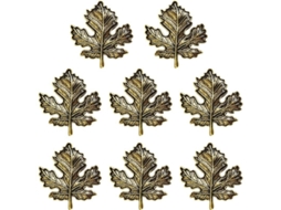 Set De 8 Aros Para Guardanapos Com Folhas De Maple, Decoração De Mesa Para Festa Com Tema Outono