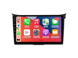 Auto Rádio Carro Bluetooth Autoradio 8GB RAM 128G ROM CarPlay Navegação GPS Ecrã Táctil RoverOne para Hyundai i30 II 2 GD 2011-2017  