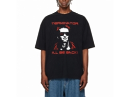 Rockinstone Terminator Same Ol T Black Adult T-shirt Size:l