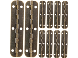 20 Peças De 150x10mm Para Piano, Longas Baú, 180°, Cobre Antigo,