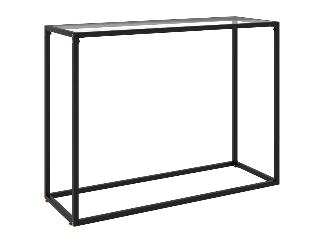 Console Table, Console Tables Vidaxl Transparente Vidro (100 X 35 X 75 Cm)