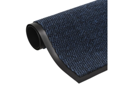 Vidaxl Tapete Controlo De Pó Retangular Tufado 90x150 Cm Azul