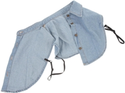 Camisa Com Gola Falsa Removível Em Tecido De Algodão, Gola Elegante E Destacável, Fácil De Usar.