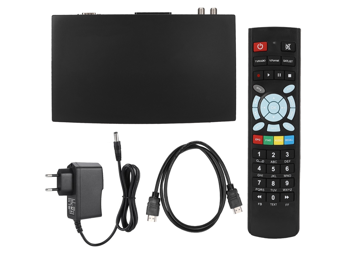 Caixa De Tv Digital Inteligente Dvb S/s2 E Iptv Com Wifi Integrado