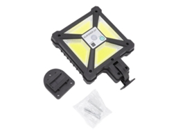 Lâmpada Solar de Rua 4 Cob Sensor Movimento IP65 | S/MARCA