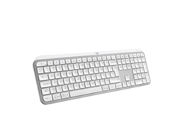 Teclado Logitech Alumínio,Branco