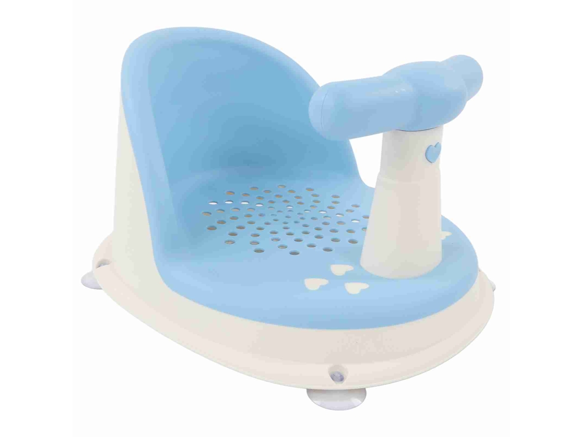 Mali silla de Baño para Bebé Plegable Con Ventosas Anti deslizantes Material Pp Azul Cielo