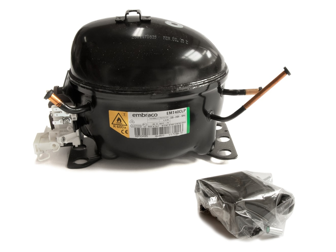 Compressor Embraco Emt40clp R600a Lbp 7,23cc para Frigorífico/congelador Cmp600eb