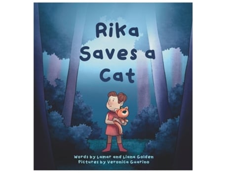 Livro Rika Saves A Cat de Lamar Golden e Liana Golden (Inglês - Capa Dura)