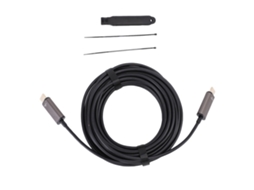 Cabo HDMI de fibra óptica 8K EOOCOO suporta transmissão de 48Gbps com protetor de parede