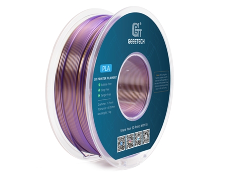 Filamento Para Impressora 3d 1,75 Mm Precisão Dimensional / 0,03 Mm Alta Qualidade Bi Color Gradiente Ouro Roxo Geeetech
