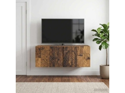 Vidaxl Gabinete De Tv De Parede 59,5 X 41 X 30 Cm Madeira Antiga