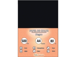 Papel 80Gr A4 Preto 500 Folhas