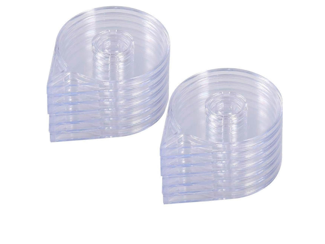 Conjunto De 10 Estojos Vazios Para Fita Adesiva Decorativa Para Unhas, Dispensador De Fita Adesiva Em Rolo Para Unhas Artísticas, Fácil De Usar E