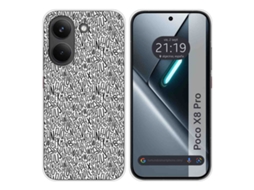 Capa Tumundosmartphone De Silicone Para Xiaomi Poco X8 Pro 5g Com Design De Letras E Desenhos
