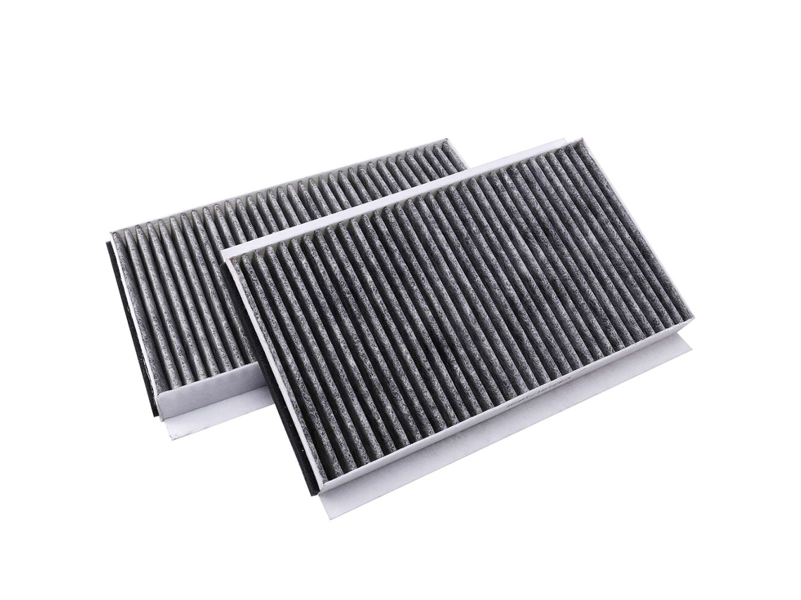 2 Unidades de Filtro de Ar da Cabine para Série 5 e 6 (e60 E61 E63 E64) Modelos 520d a 650i (2007 2010) (64319171858)