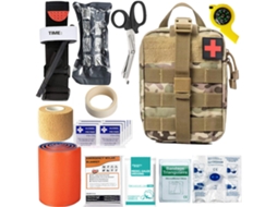 Kit De Emergência Multifuncional, Equipamento De Sobrevivência Para Acampamento Ao Ar Livre, Kit De Primeiros Socorros Tático Cuich