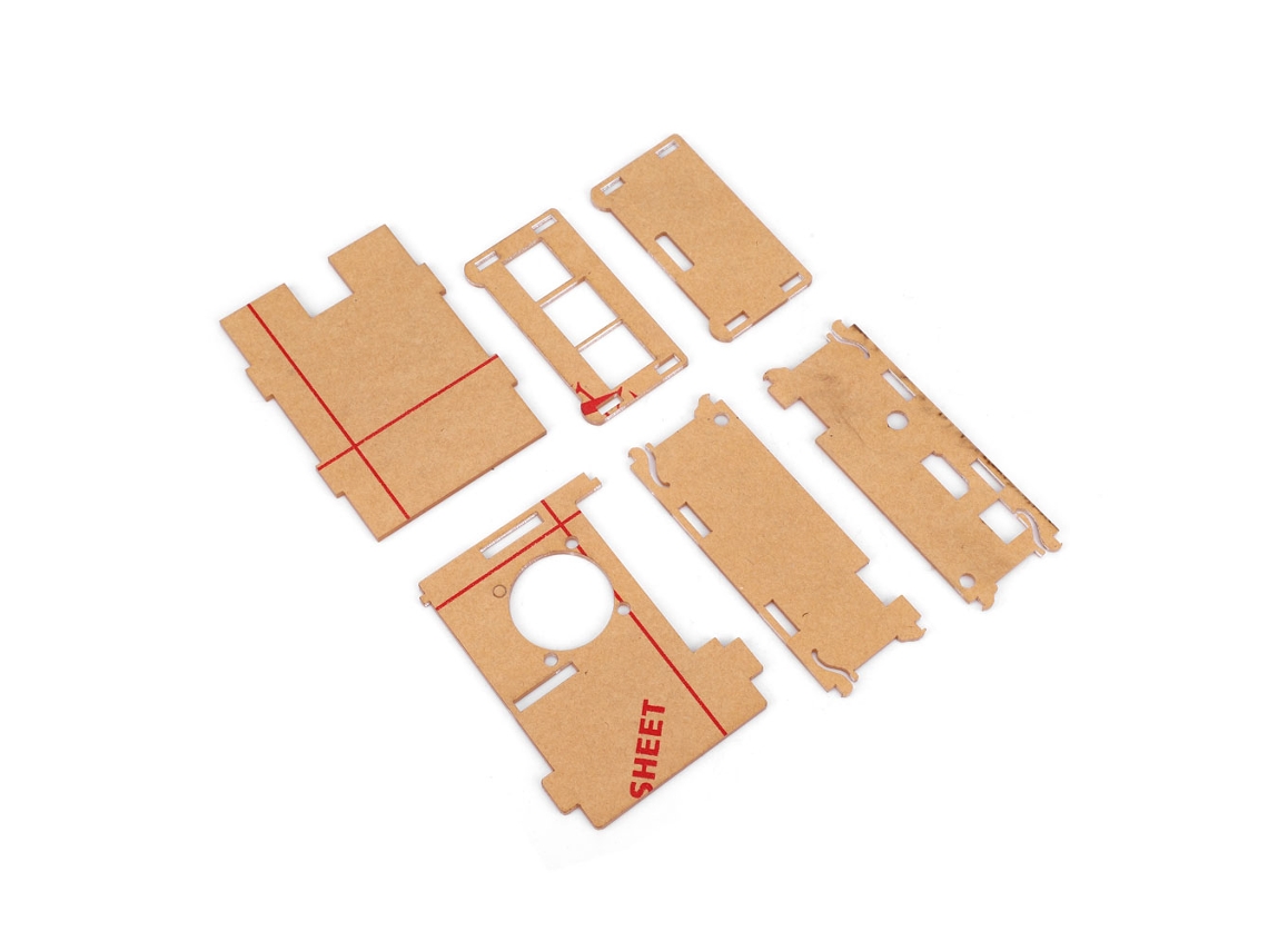 Laxiscreed Capa Transparente Com Ventoinha Para Raspberry Pi 3b+ E 3b