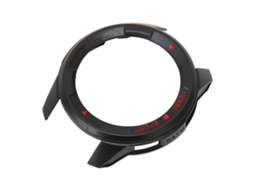 Capa Bumper de Plástico Protetora Impacto Smart Watch X1 Preto e Vermelho