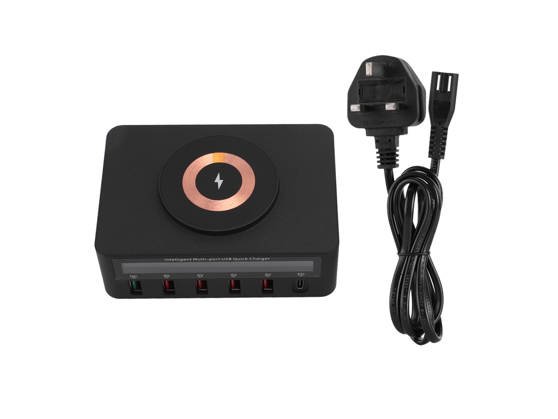 Carregador sem fio com display digital EOOCOO