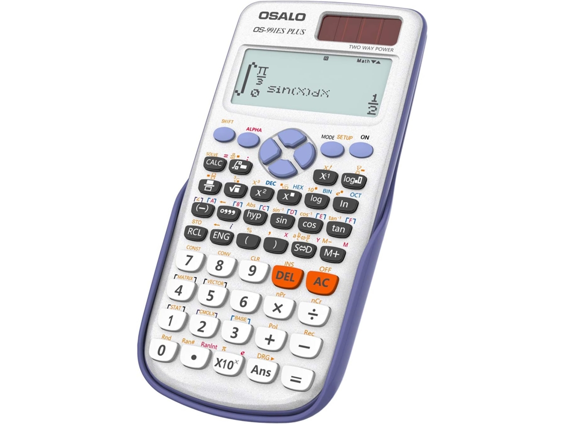 Calculadora Científica Com 417 Funções, 2 Linhas E Visor Com 10+2 Dígitos.-aquaforge