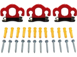 Ganchos Para Faixas Elásticas De Resistência 3 Peças Resistentes E Compactos | Sistema Montagem Equipamentos
