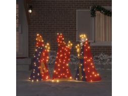 Vidaxl Iluminação De Natal Dos 3 Reis Magos 3 Unid. Led Branco Quente