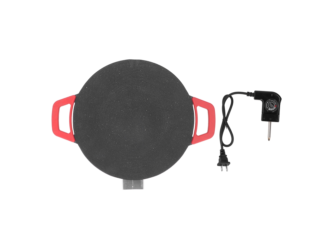 Panela redonda antiaderente multiuso para churrasco coreano 2026, 30 cm, sem fumaça, 110 V, para uso doméstico.