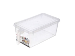 Organizador de geladeira 5l com caixa de armazenamento de alimentos plástico grau alimentício tampa estanque com S/MARCA