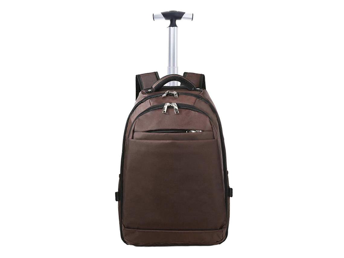 Mala De Bordo, Mochila Executiva Com Rodinhas, Mochila Para Laptop, Mochila Para Computador Para Faculdade/trabalho, Marrom