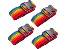 Lurelia Bolsa Bagagem, Ajustável, Resistente, Conjunto 4 Peças