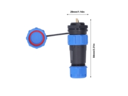 Laxiscreed Sp21 Conector De Aviação Ip68 À Prova De Água Com Rosca Traseira