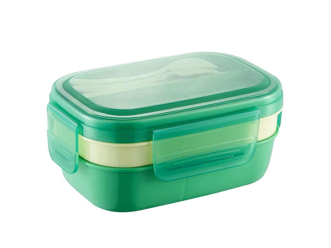 Lancheira Bento À Prova de Vazamentos para Adultos Verde EVELTEK One size