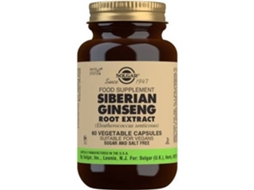 Suplemento Alimentar SOLGAR Extrato Da Raiz De Ginseng Siberiano (60 cápsulas vegetais (520mg))