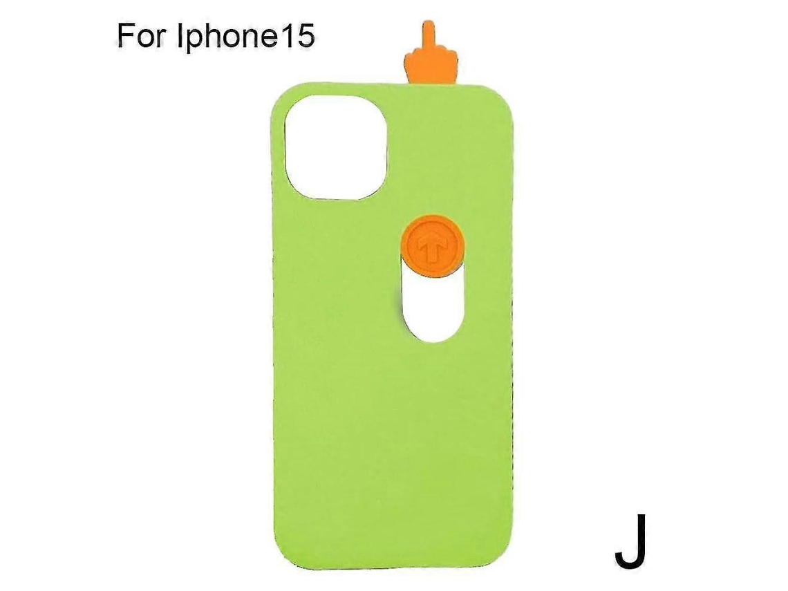Capa Para Celular Com Abertura Deslizante Para Iphone 15