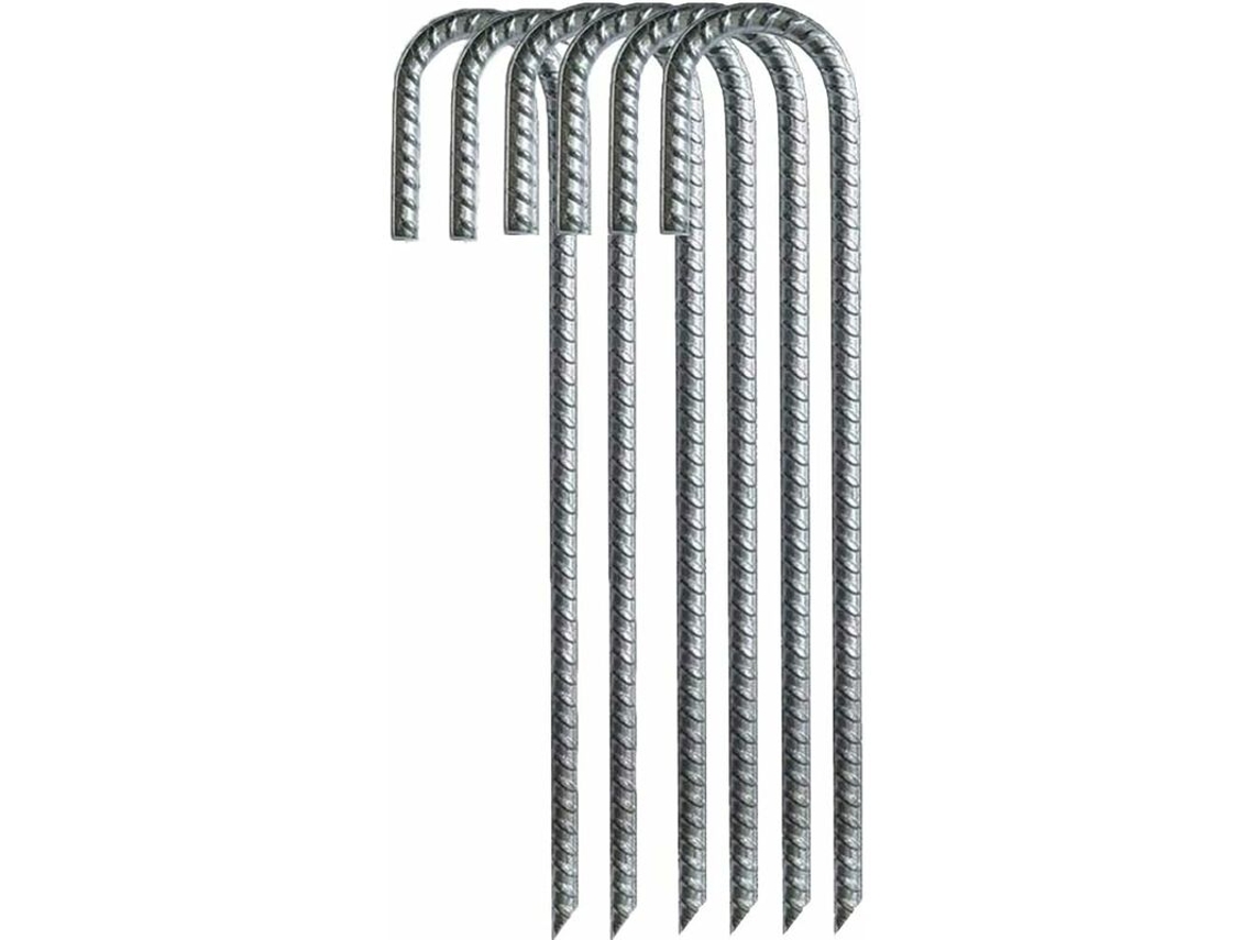 Estacas de fixação AQUAFORGE, galvanizadas, para solo