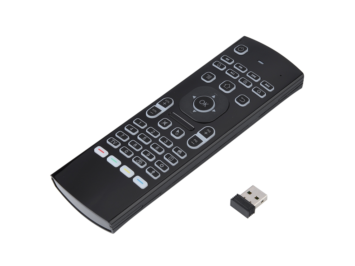 Teclado Sem Fio Com Touchpad 68 Teclas Transmissão 15m