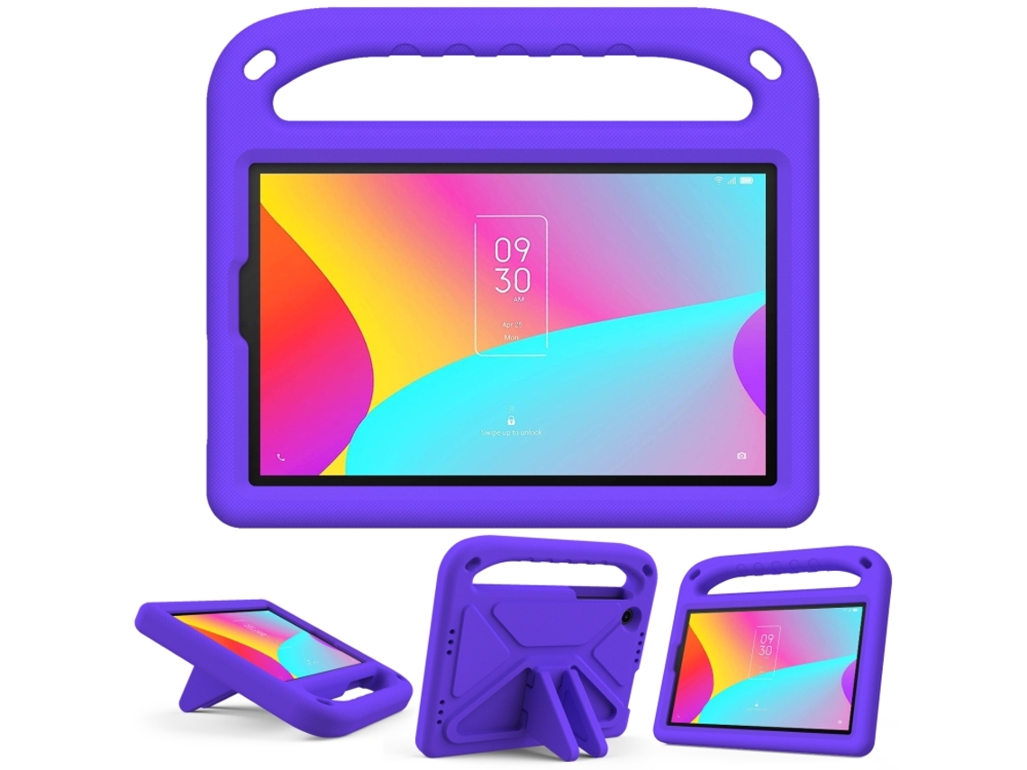 Capa Eva Anti‑choque Com Pega Manual Halinuia, Cor Roxa Para Tcl Tab 8 Le