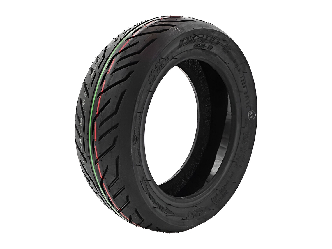 Avizar Pneu Para Trotinete Dualtron Victor Nami Klima 10'' Sem Câmara Com Anti-furo Preto