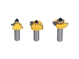 Conjunto de 3 Brocas Router YURU com Haste 1/2 polegada, Anti rebote, Resistente à Corrosão S/MARCA