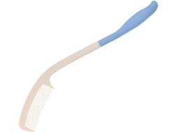 Pente Curvo, Design Ergonômico, Plástico, Dentes Lisos E Função De Massagem.