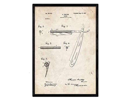 Póster NACNIC de Patente da de Caso. Perda com Design Antigo de Patentes