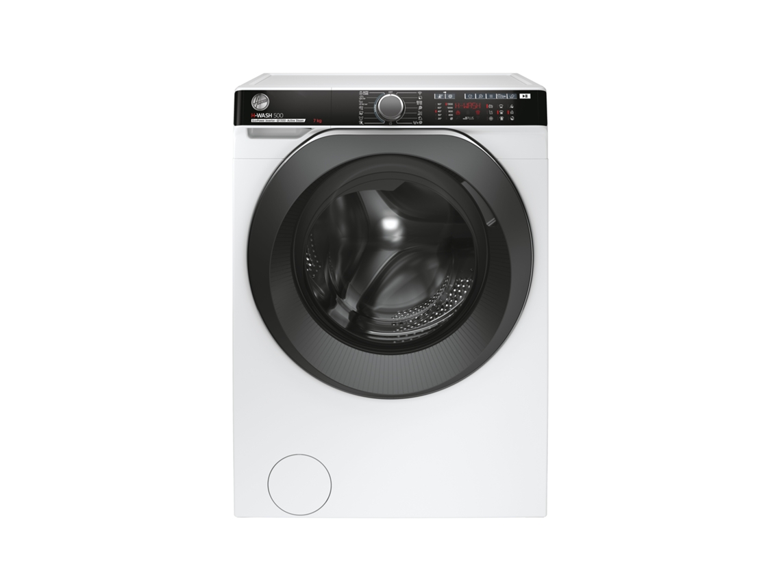 Wash 500 Hwp4 37ambc/1 S Máquina De Lavar Carregamento Frontal 7 Kg 1300 Rpm Branco Hoover