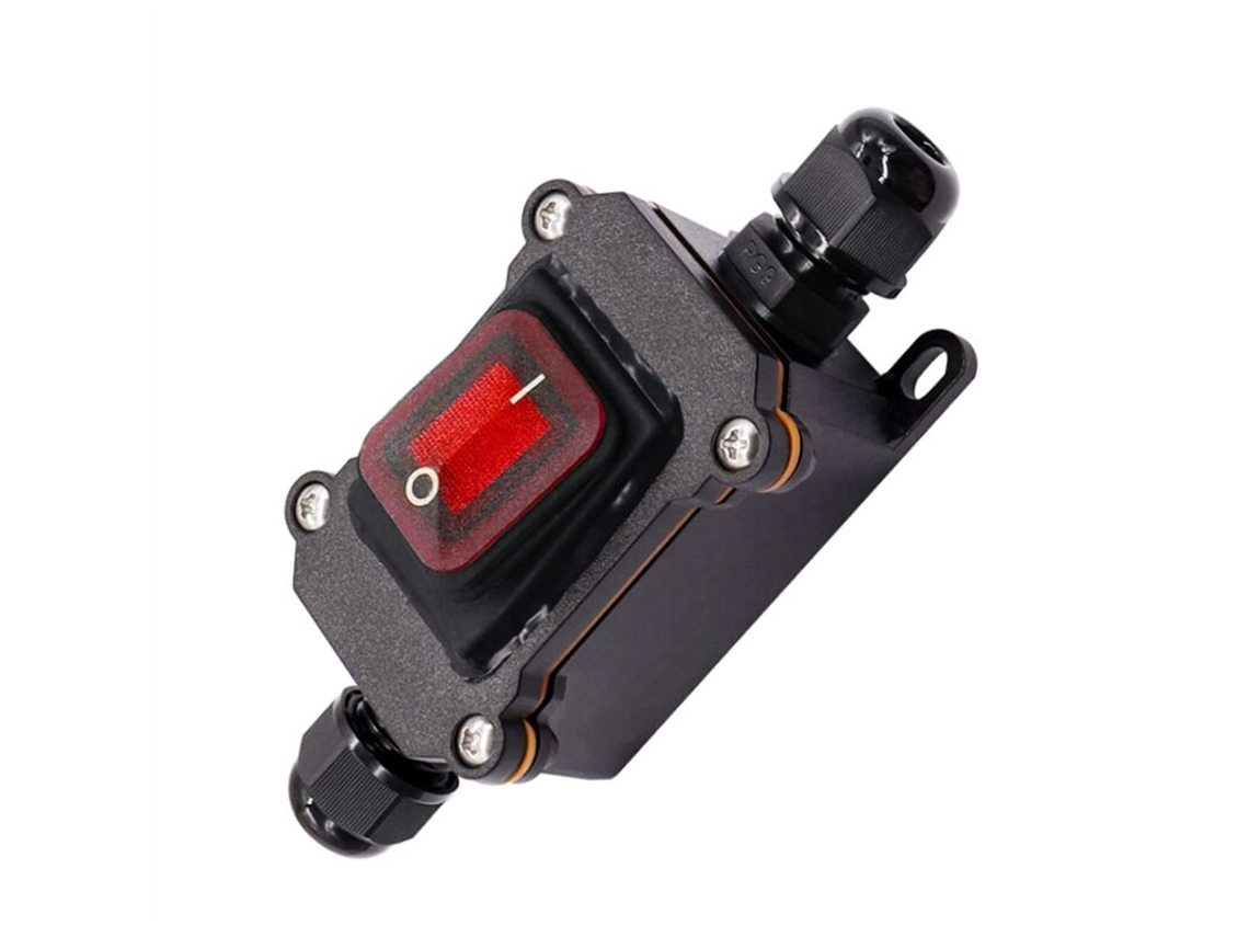 Interruptor À Prova D'água Ip67, 12v Dc, 20a, Alta Corrente