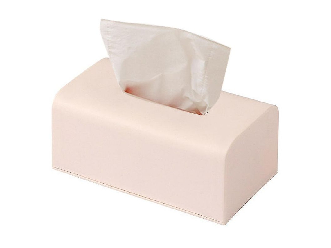 Caja De Papel Higiénico De Cor Cores Simples E Puras Para Casa, Dormitório E Hotel Com Design Moderno E Durável L Rosa