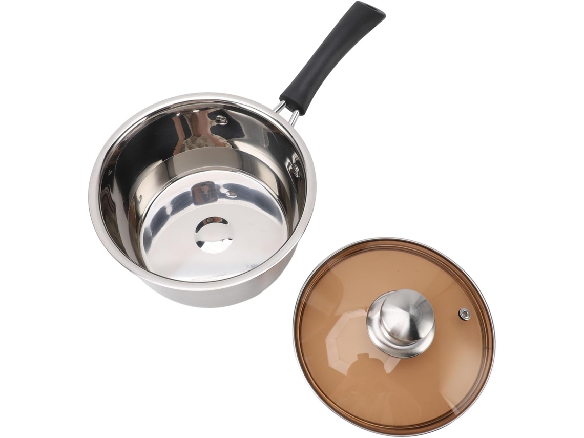 Panela Uma Peça 18cm, Aço Composto, Multifuncional Slowmoose