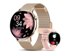 Smartwatch YIZHOOD Te800 Android e Ios Ouro