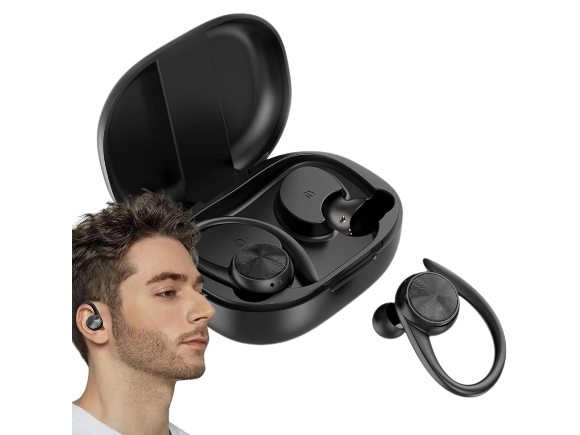 Fones De Ouvido Sem Fio Intra Auriculares Com Cancelamento Ruído E Microfone Embutido