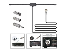 Antena De Rádio Dab Fm, Antena Dipolo Fm, Conector De Áudio Compatível Com Receptor Estéreo. Aquaforge