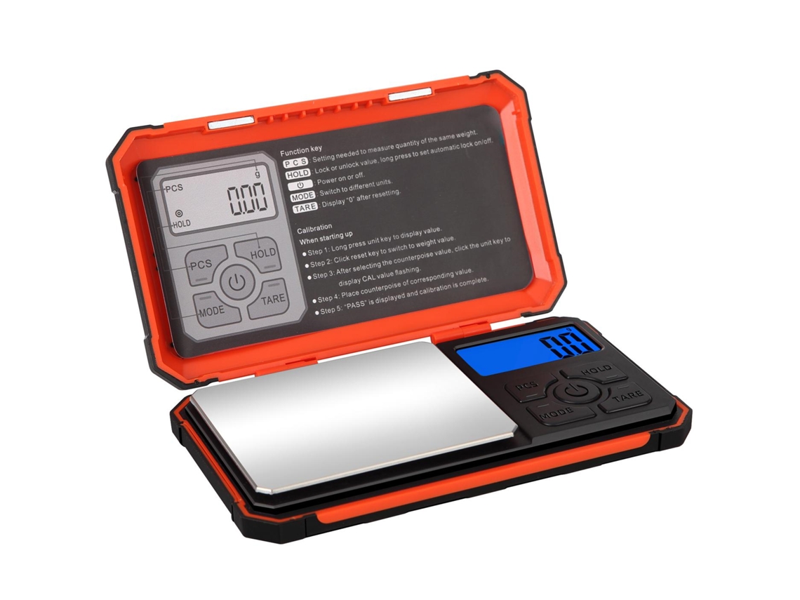 Balança de Cozinha Digital Compacta Bolso 500g/0,01g AQUAFORGE